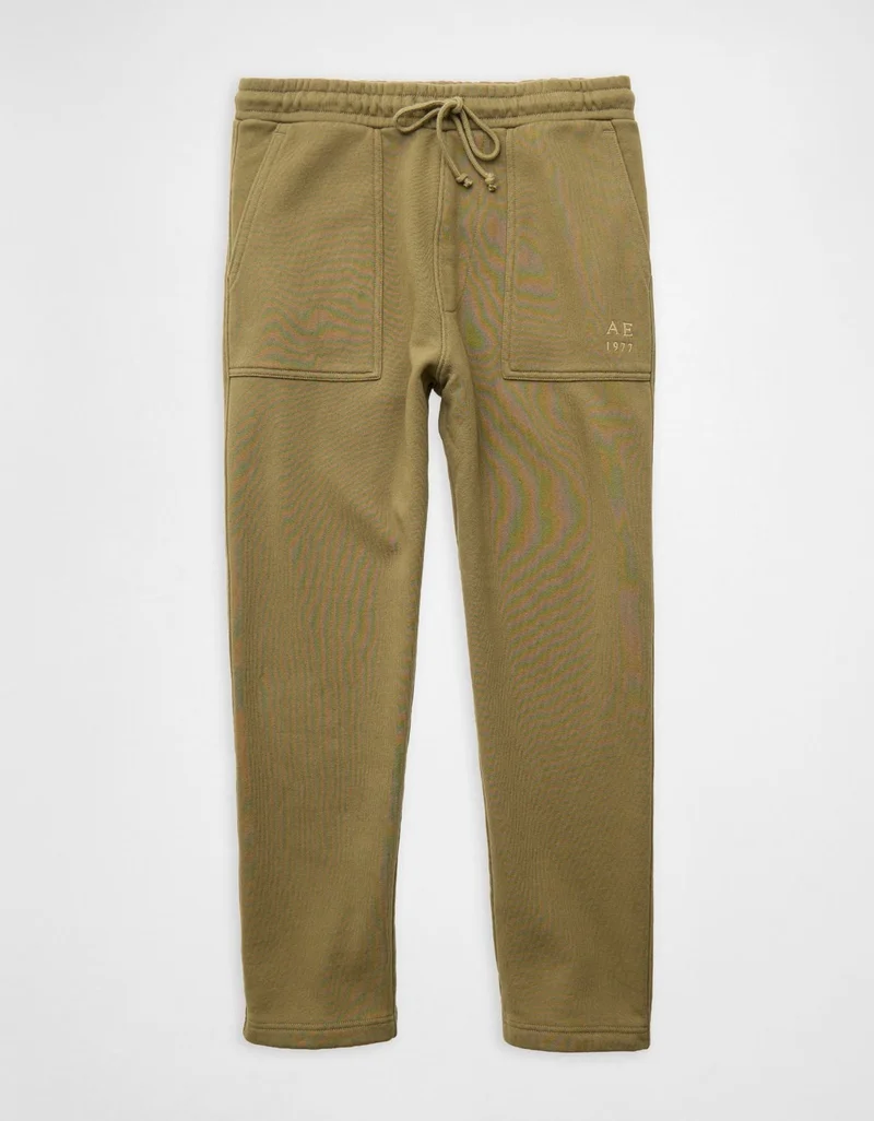 American Eagle  AE Heavyweight Fleece Open Hem Sweatpant for Women | Best Price UAE